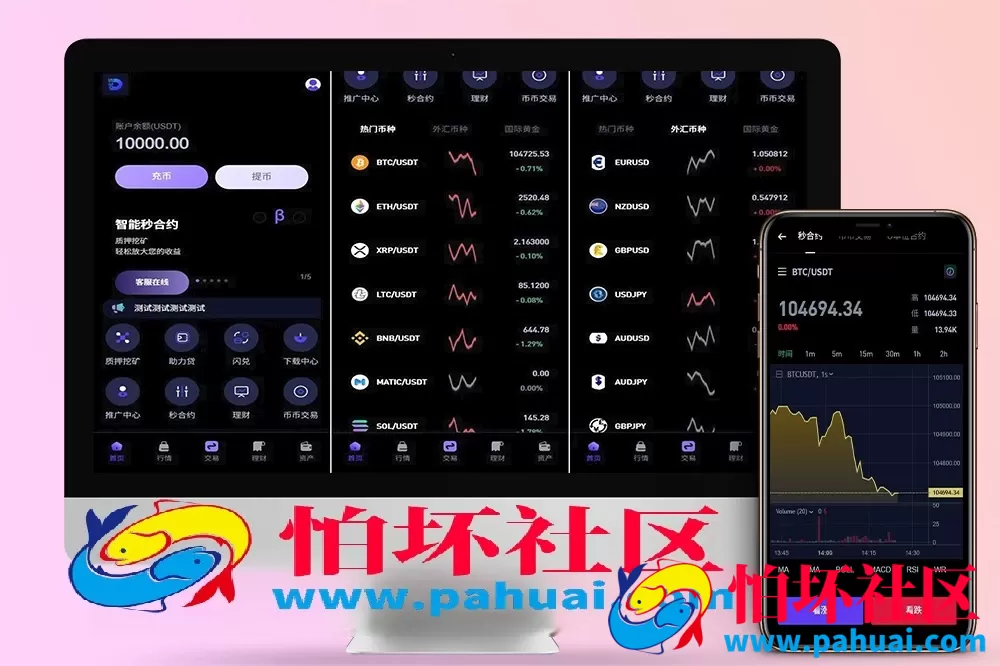 JAVA多语言DAPP源码 海外交易平台程序 合约秒单+借贷质押完整功能