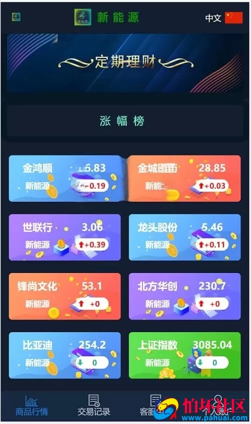 全新运营版股票理财源码 微交易利息宝系统程序