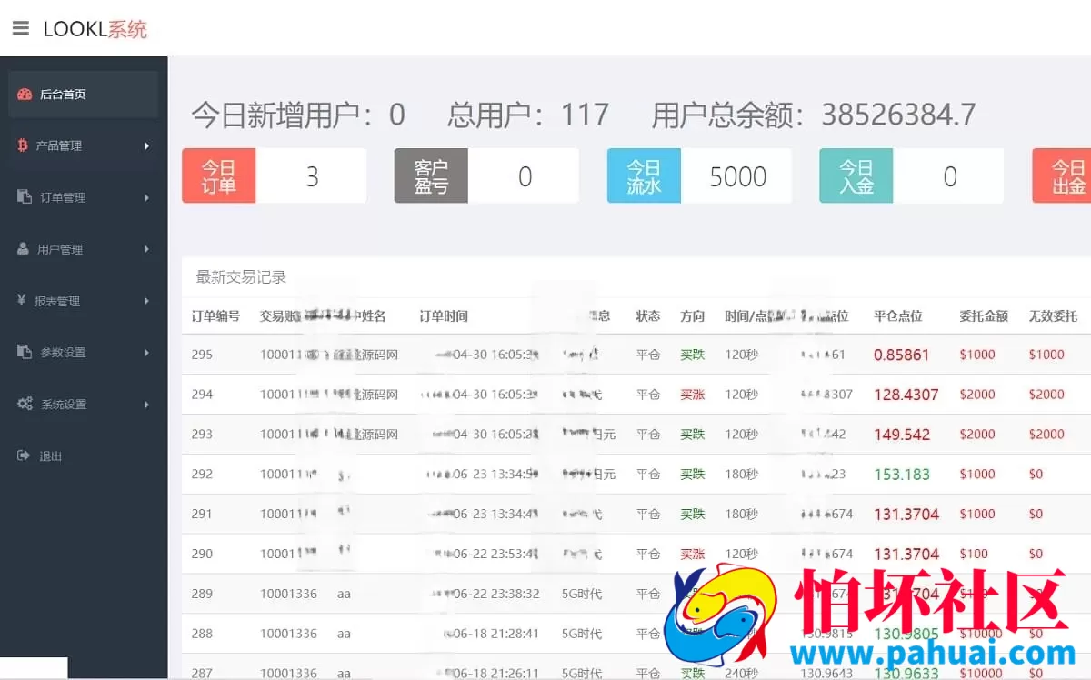 H5中信证券金融投资理财微盘系统完整程序源码