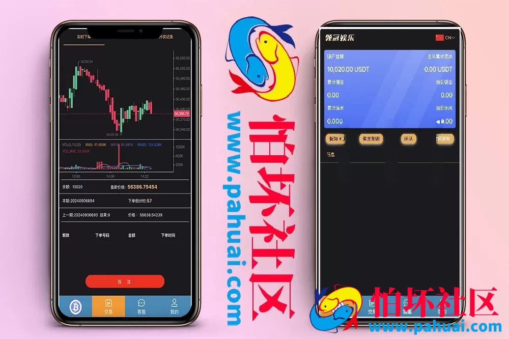 双语言BTC竞猜源码 理财投注系统程序 支持USDT支付 基于ThinkPHP开发