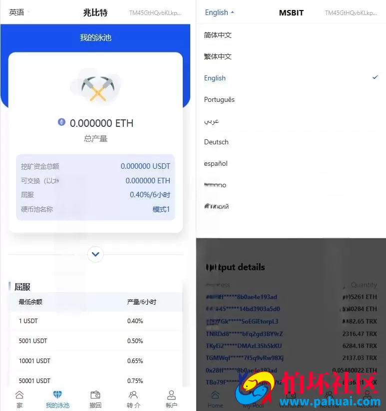 多语言挖矿授权虚拟币秒U系统程序 USDT二开盗U源码