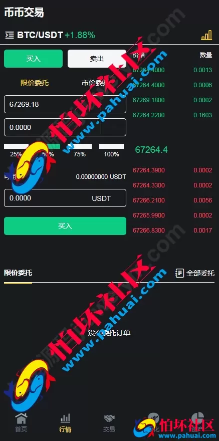 ETH公链的DApp钱包登录与数字货币交易所源码 区块链交易平台全开源无加密程序源码