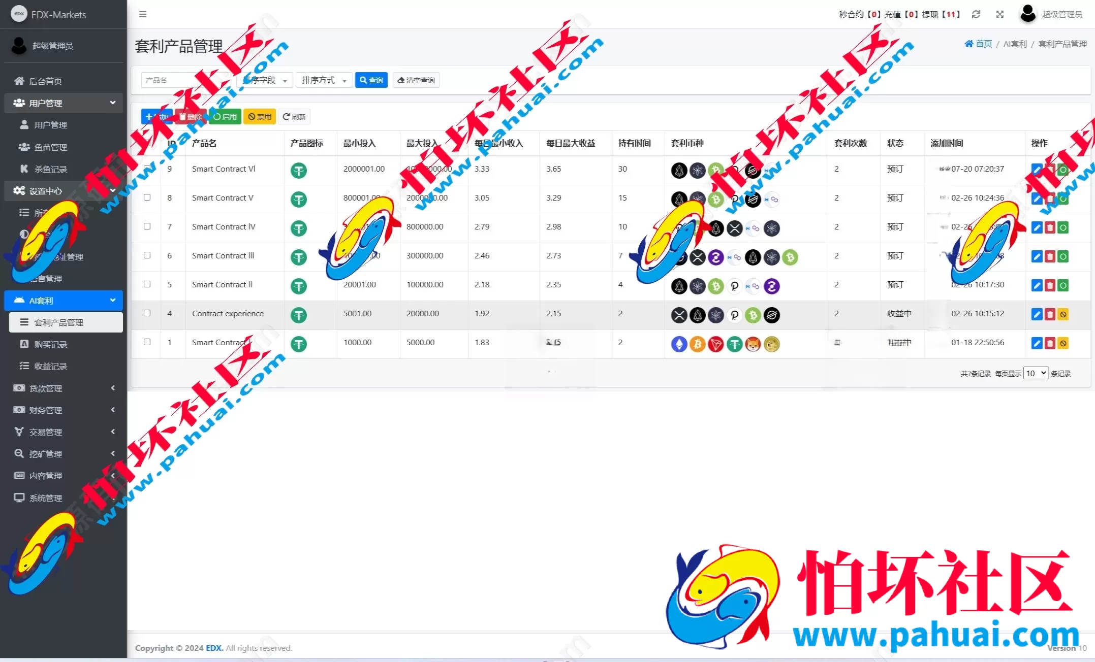 海外多功能DAPP交易所系统程序 全功能区块链交易平台 秒合约 套利 虚拟币 外汇黄金交易 借贷质押一站式平台源码 附搭建教程