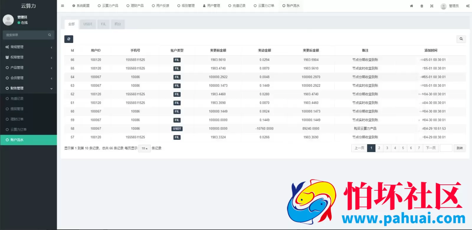 USDT挖矿系统源码 矿机系统 云算力矿机 挖矿系统 ipfs虚拟币挖矿程序 前端APP源码 带分销功能