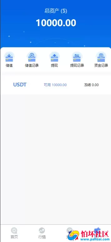 BAC交易所源码 USDT合约交易程序 带控制