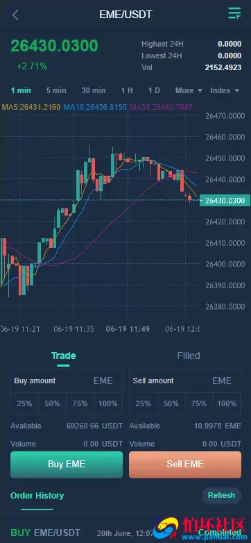 多语言区块链交易所源码 EME交易所 期权交易 申购 币币秒合约交易所程序 附带搭建教程