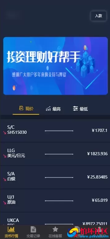 福汇微盘微交易盘源码 黄金原油货币程序 K线失效需修复