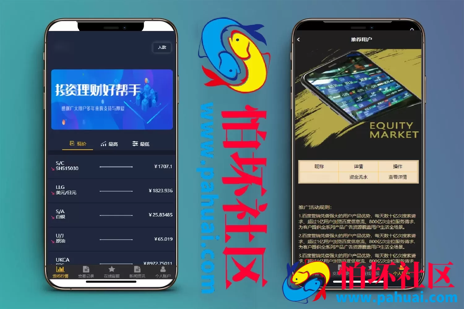 福汇微盘微交易盘源码 黄金原油货币程序 K线失效需修复