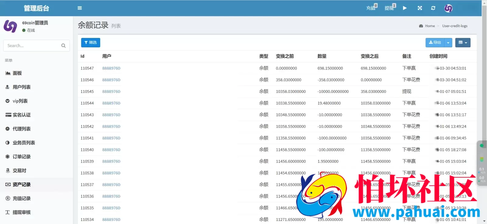 69coin交易所源码 多语言交易所合约程序 赢单收益比例