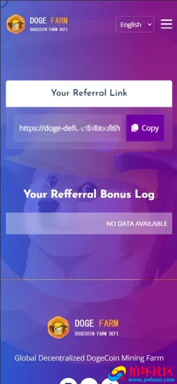 狗狗币存币生息源码 DOGE DeFi矿场程序 狗狗币DeFi区块链源码
