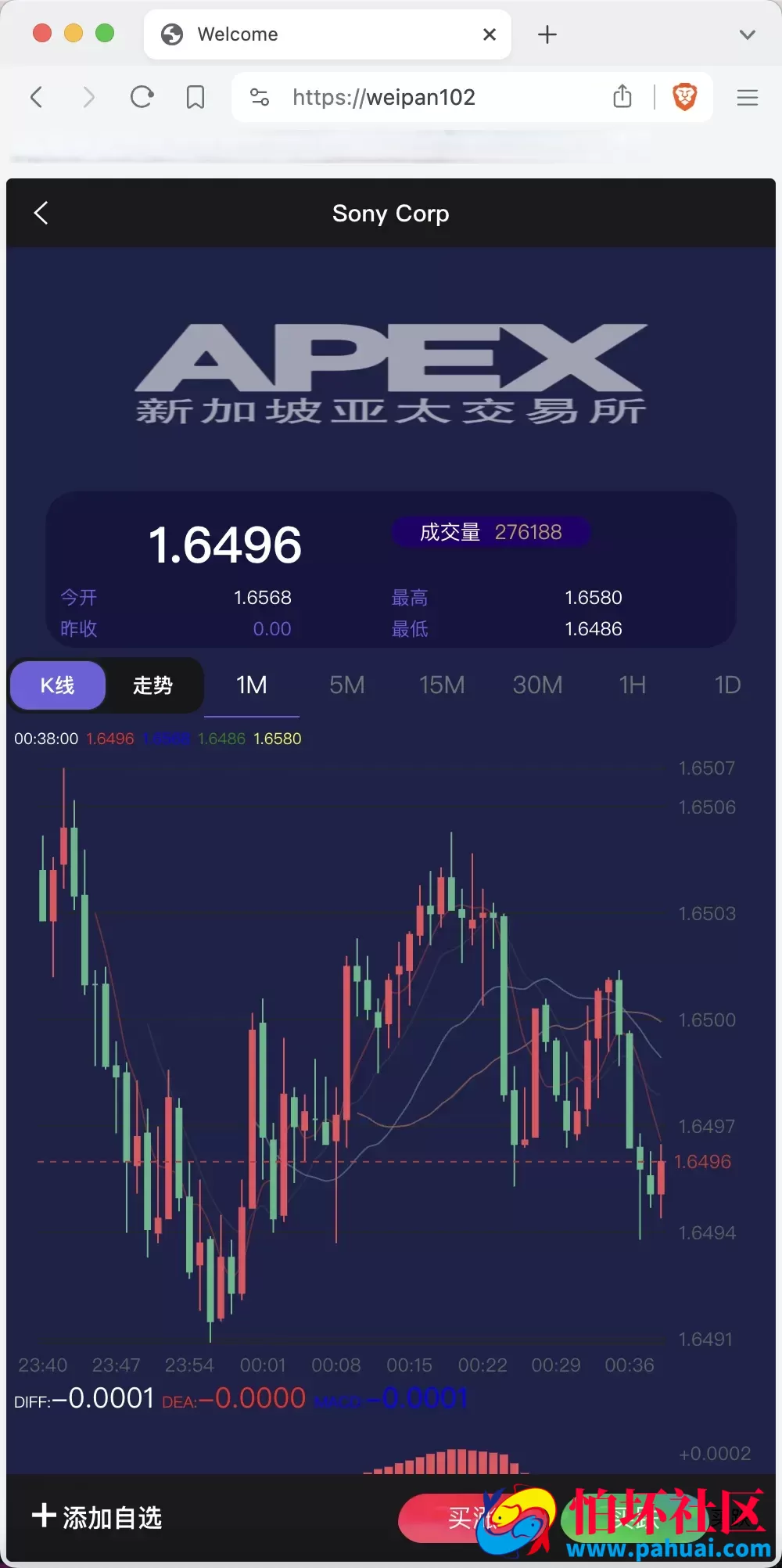 APEX多语言外汇微盘微交易所源码 单控点控+代理分销+K线完好 前端html后端PHP程序