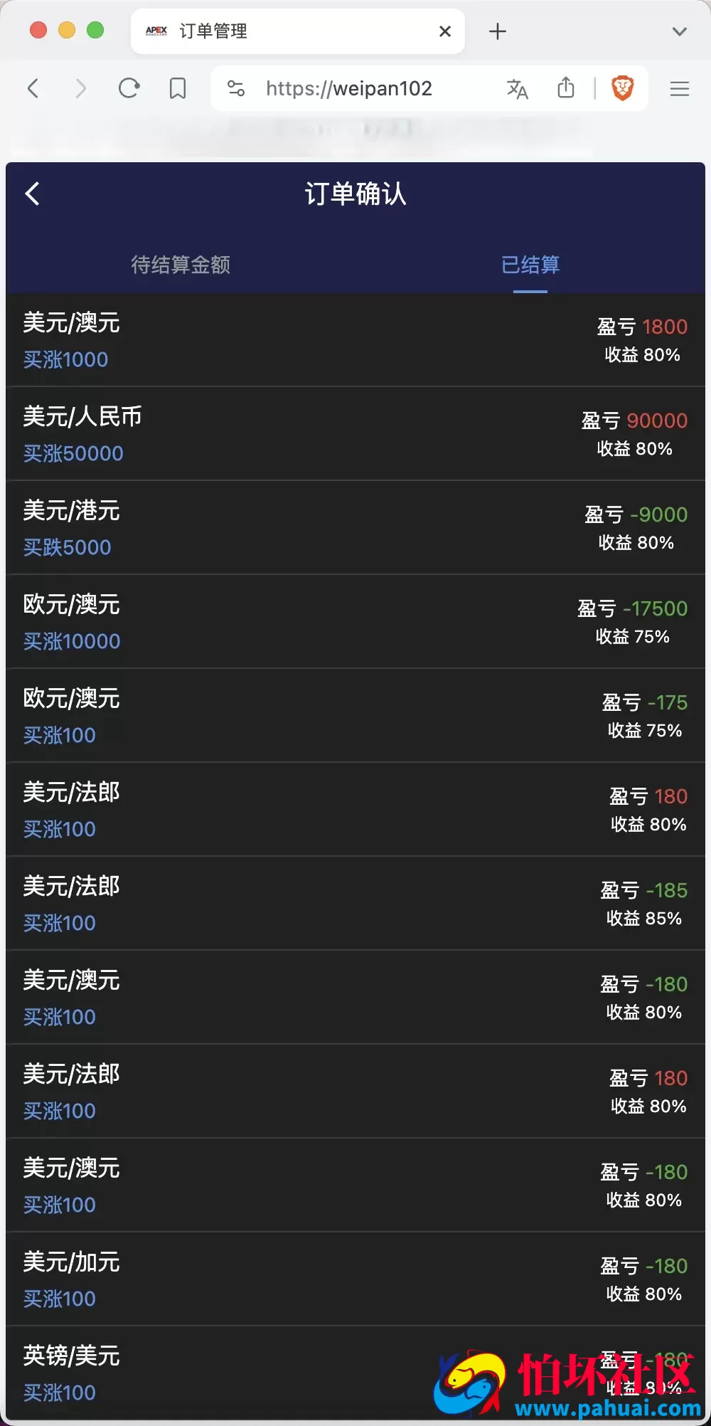 APEX多语言外汇微盘微交易所源码 单控点控+代理分销+K线完好 前端html后端PHP程序