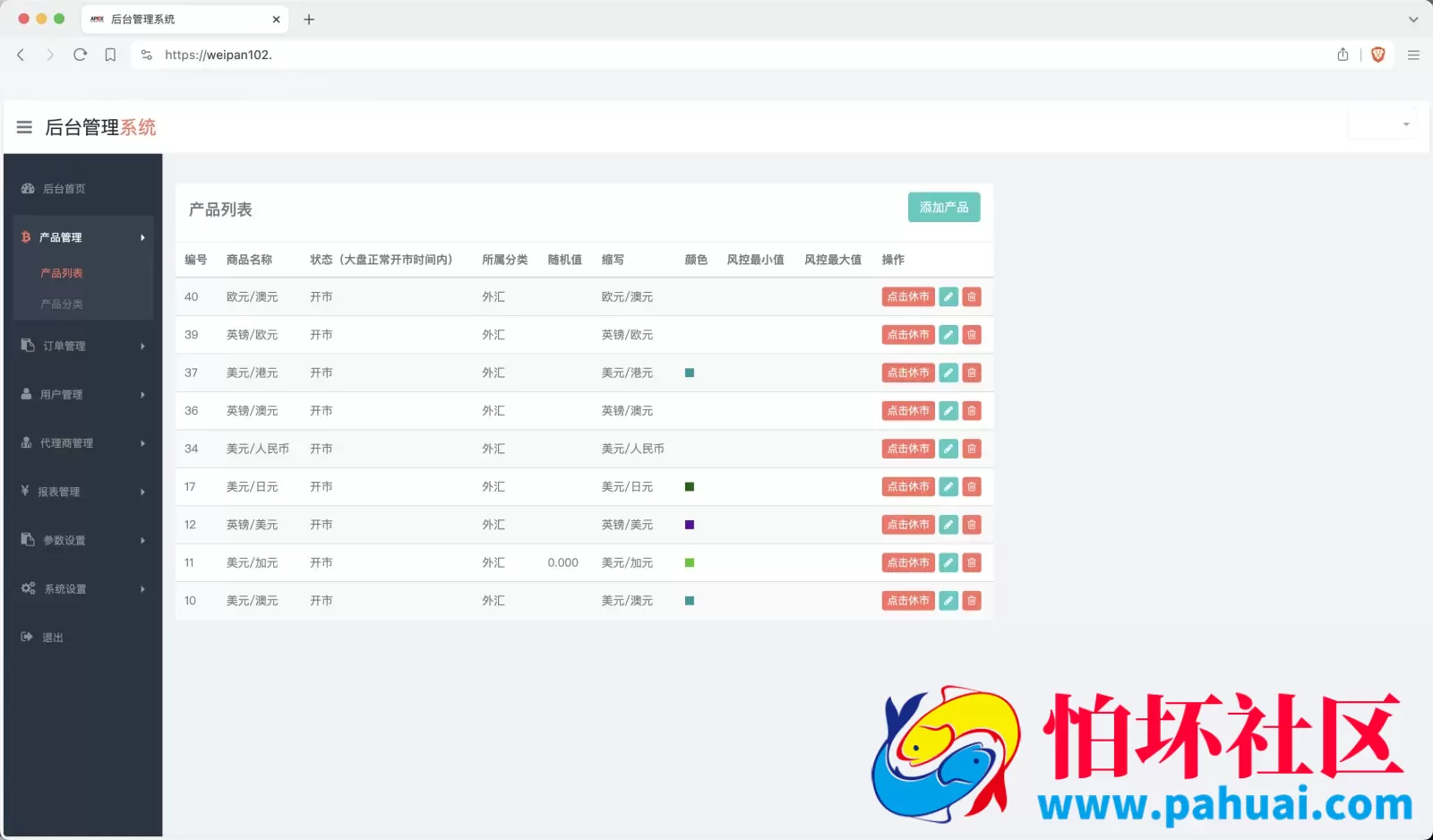 APEX多语言外汇微盘微交易所源码 单控点控+代理分销+K线完好 前端html后端PHP程序