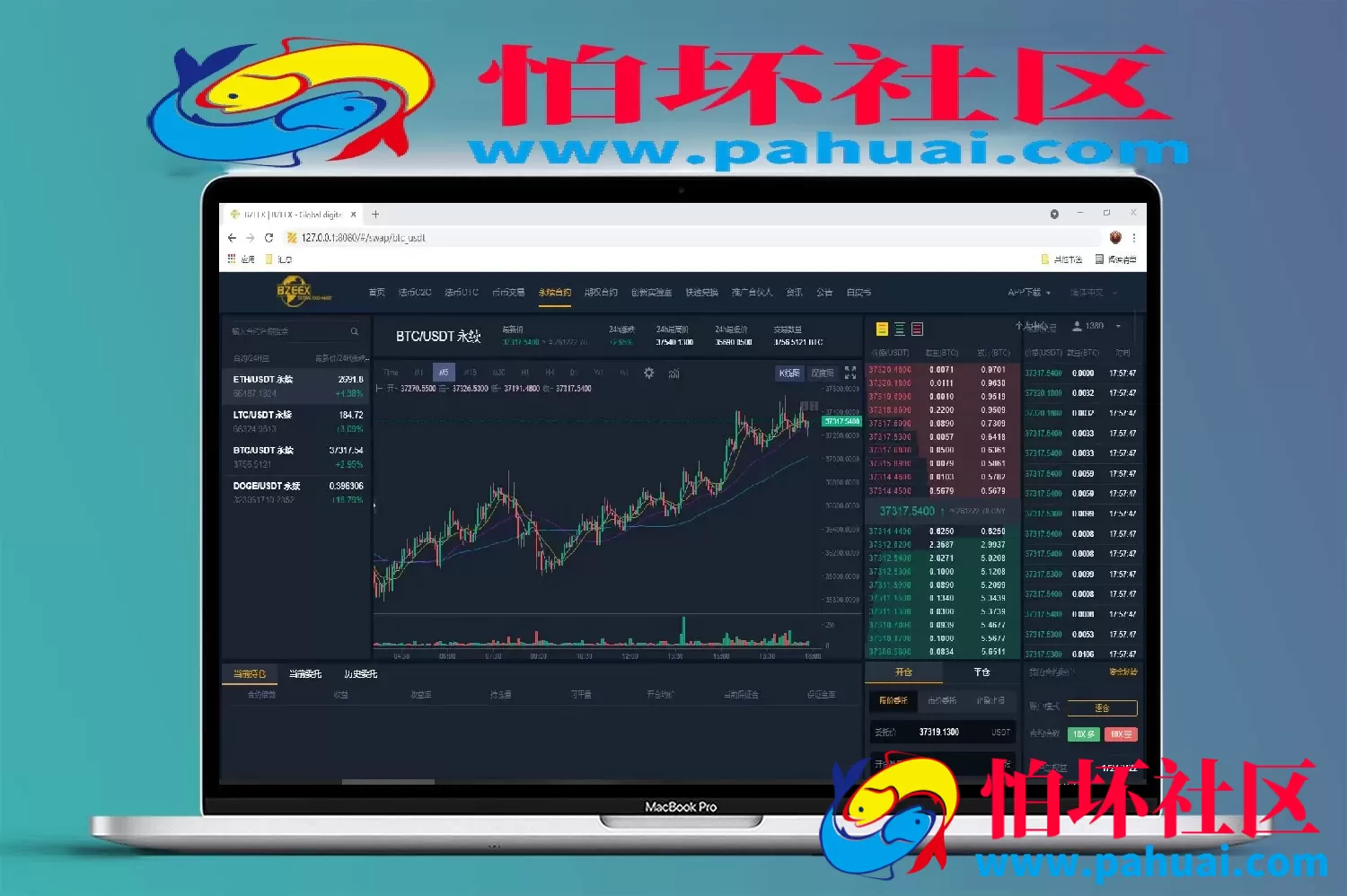 BIZZAN币严多语言交易所源码 法币C2C+法币OTC+币币交易+永续合约+期权合约程序 前端vue+后端Java 全开源版本