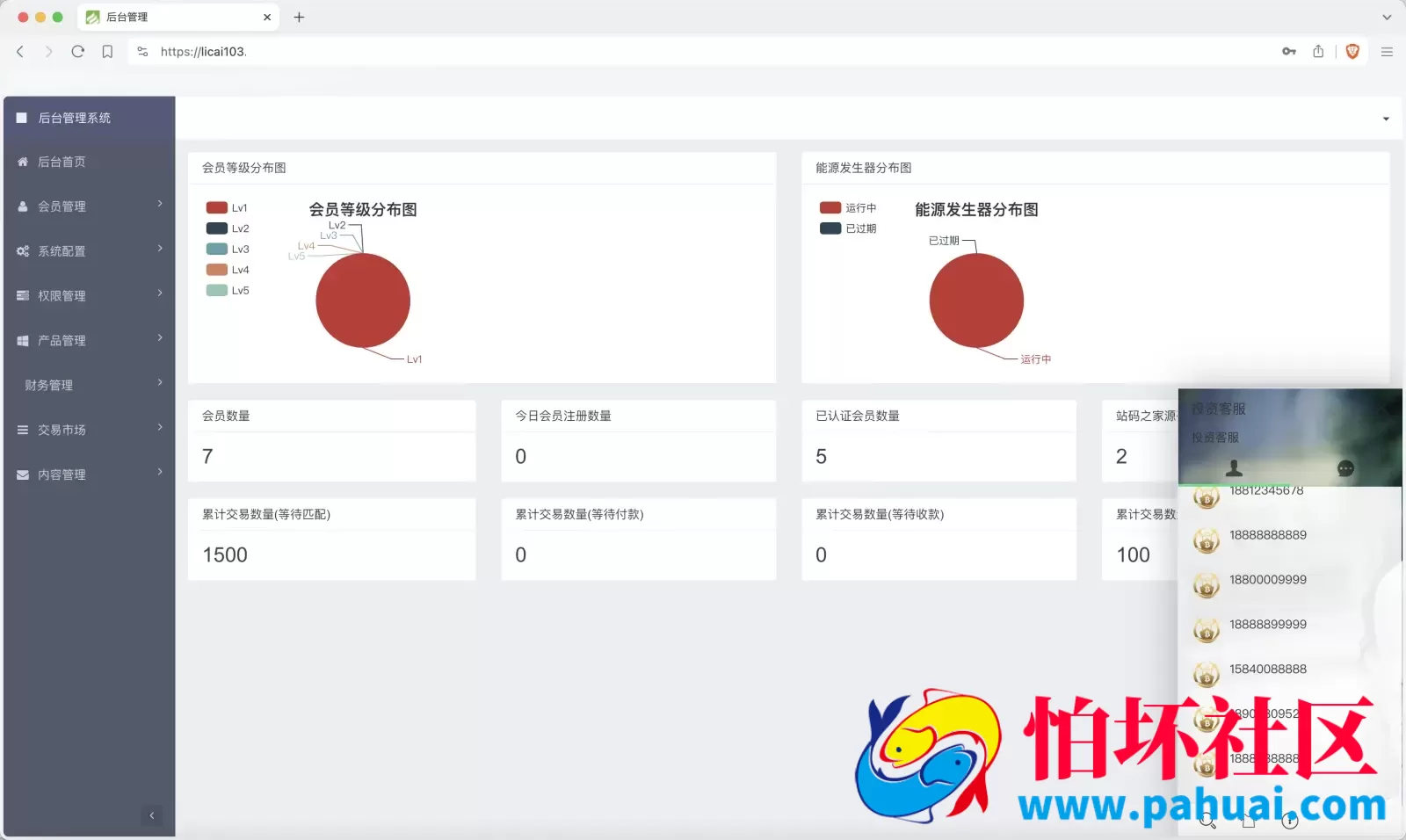 GRC晶盒能源云算力矿机理财系统源码 Grcnyst云算力矿机 区块链云算力矿机 余额宝理财 虚拟币交易市场程序 前端html+后端PHP