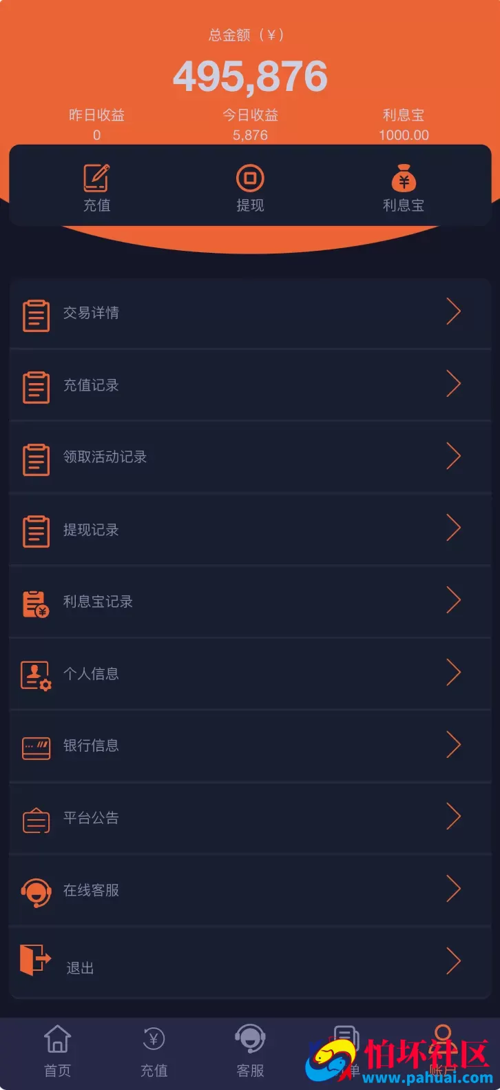 中银国际微盘微交易所源码 微交易所外汇理财源码 利息宝+错单管理+单控全控+k线风控波动范围程序 前端html+后端PHP
