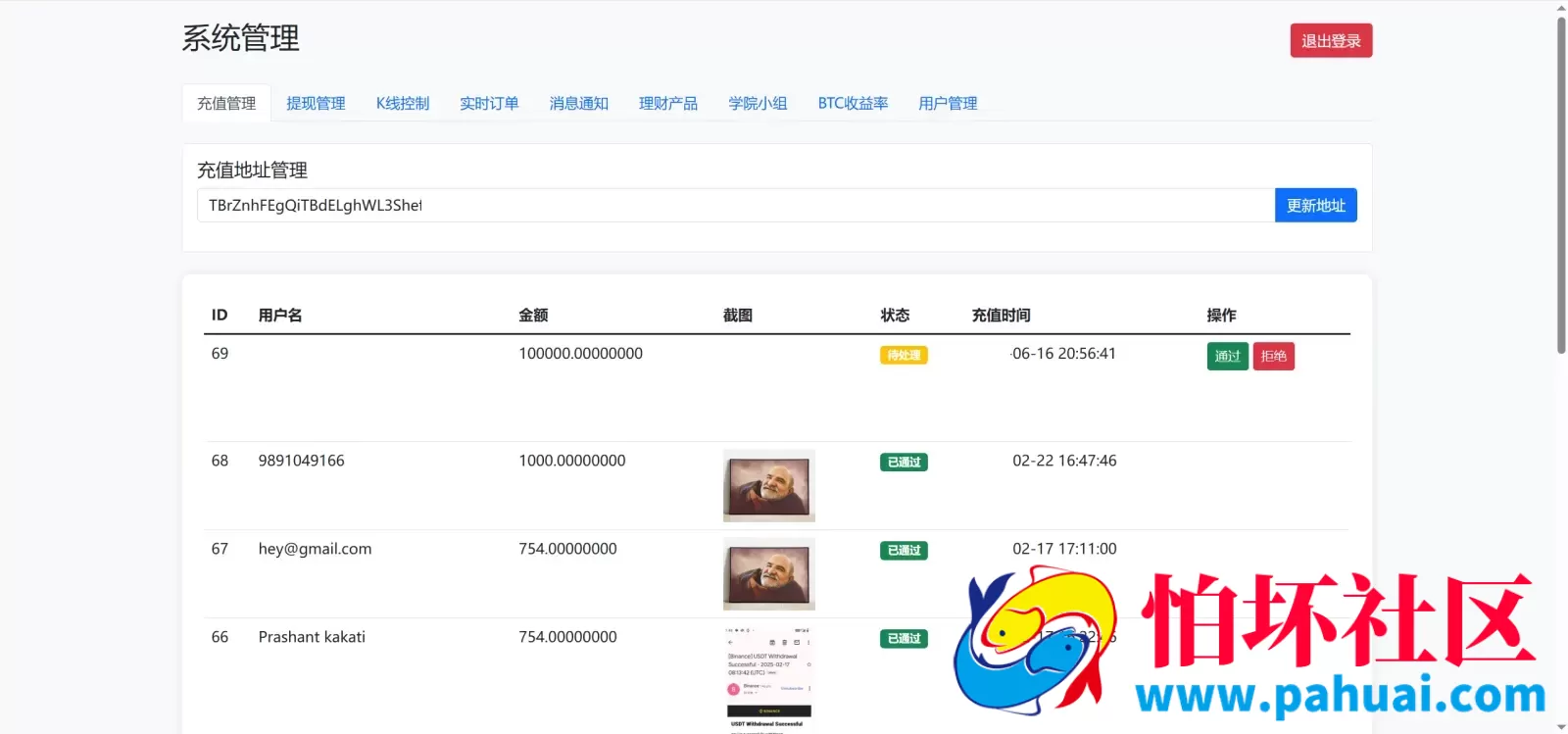 BitTong虚拟货币微交易投资理财源码 现货交易+杠杆交易+完美K线控制+完整用户输赢控制+代理程序 前端html+后端PHP