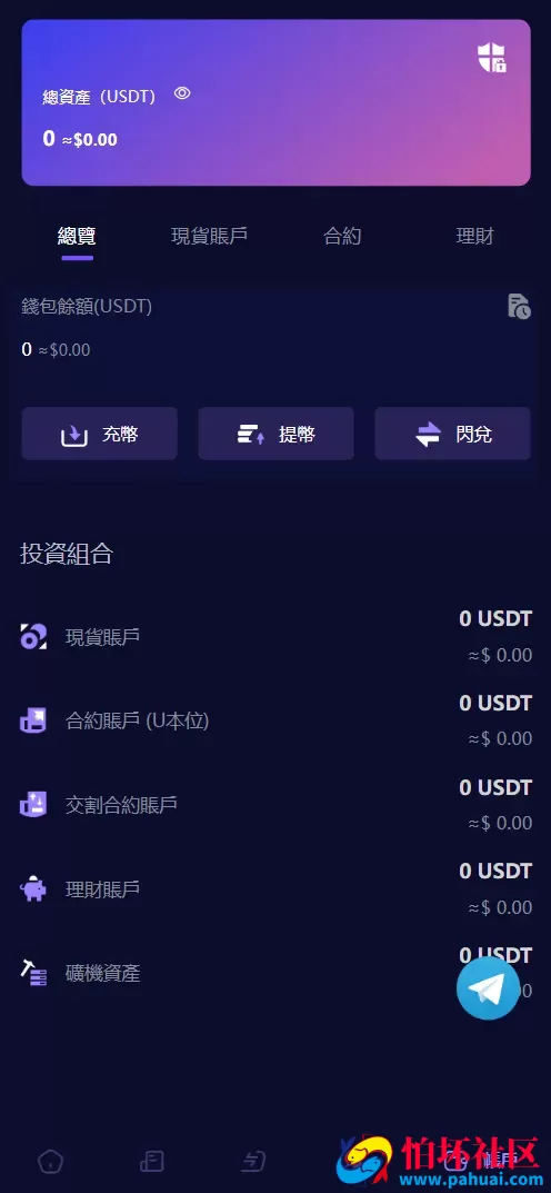 Vexus多语言虚拟货币交易所源码 模拟账户+现货交易+永续合约+交割合约+基金理财+锁仓挖矿+质押贷款+闪兑程序 前端vue编译后+后端Java