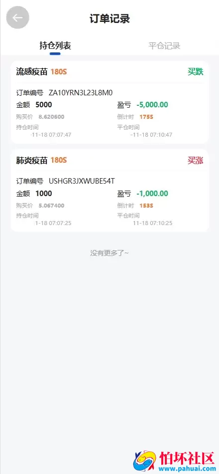 CNBG生物疫苗多语言微盘微交易所程序源码 前端uniapp纯源码+后端PHP