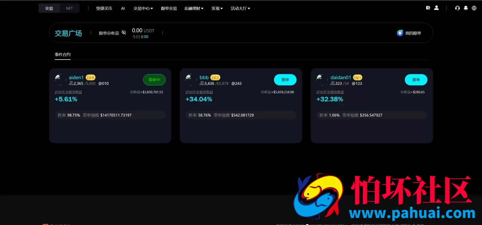 Bitinvests多语言交易所源码 外汇+美股+期货+交割合约+期权交易+现货交易+C2C+平台币+Ai投资理财+Defi借贷程序 前端vue纯源码+后端PHP