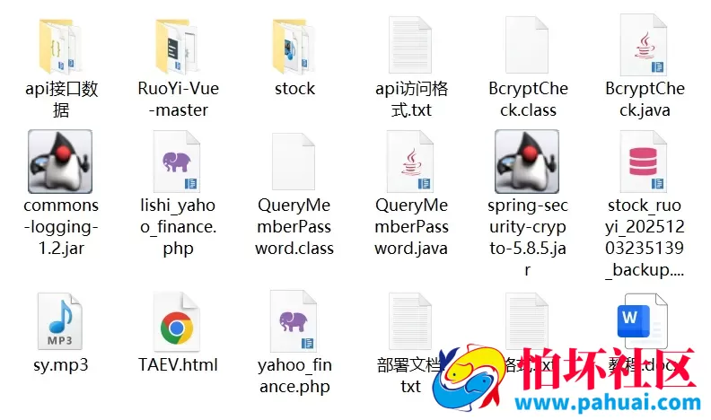 Java股票源码 前端vue纯源码+后端Java程序 附带搭建教程说明