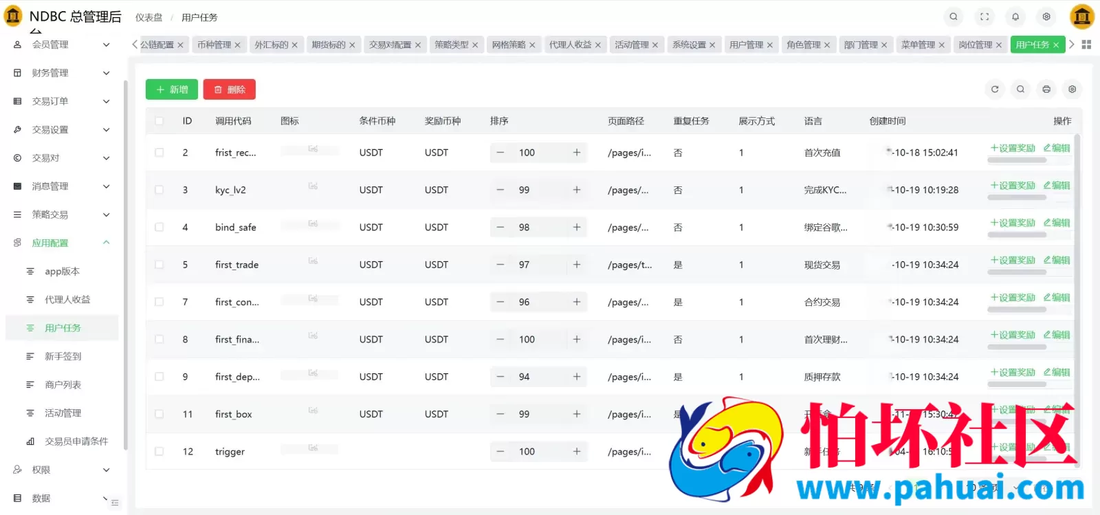 NDBC多语言交易所投资理财源码 全仓逐仓+现货交易+合约交易+闪期权交易+币币申购+质押生息+挖矿理财程序 前端uniapp纯源码+后端PHP 附搭建教程