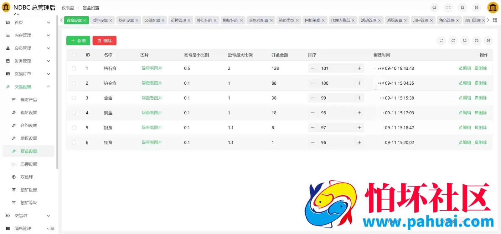 NDBC多语言交易所投资理财源码 全仓逐仓+现货交易+合约交易+闪期权交易+币币申购+质押生息+挖矿理财程序 前端uniapp纯源码+后端PHP 附搭建教程