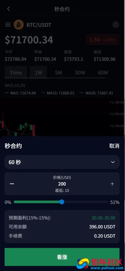 TITANFX多语言微盘微交易所源码 虚拟货币秒合约交易盘程序 前端vue纯源码+后端PHP