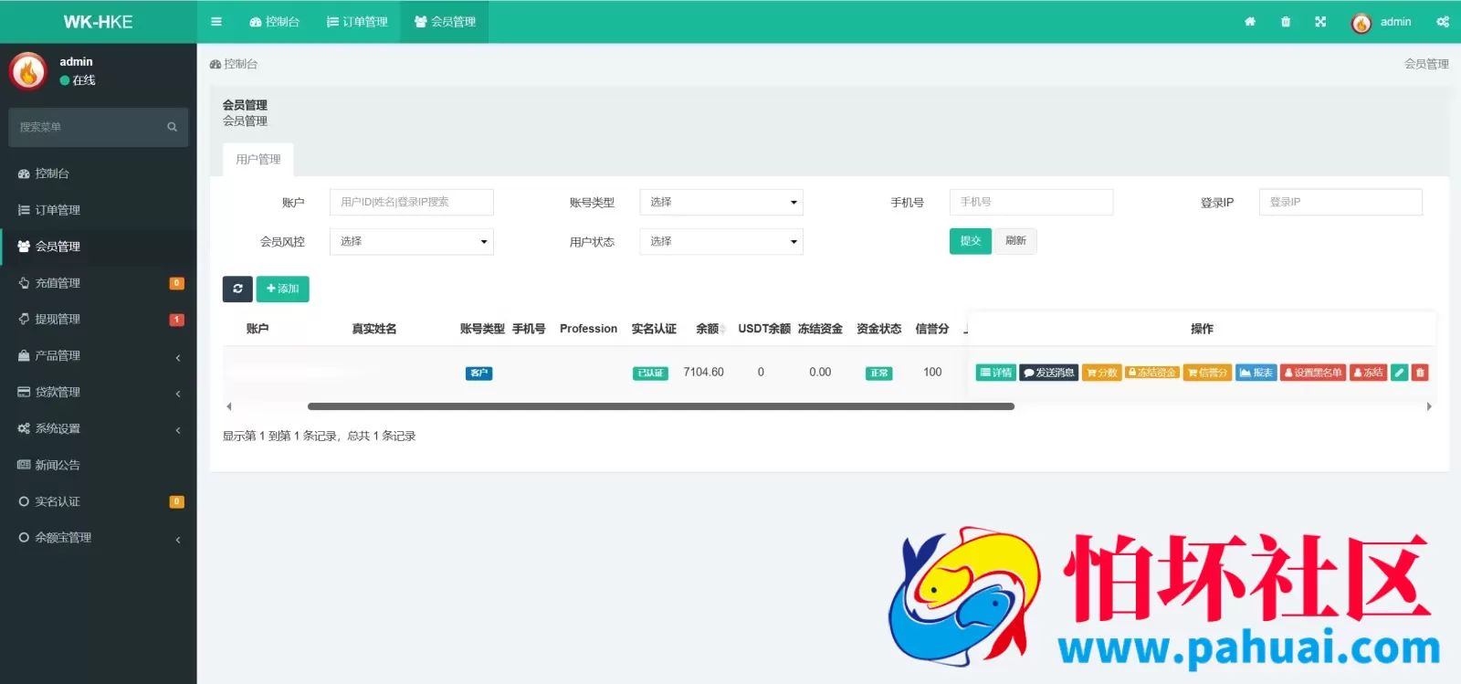 WK-HKE多语言秒合约交易所源码 虚拟货币+贵金属+外汇+盈亏控制+贷款+余额宝理财+Azure动态防封程序