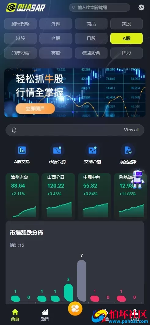 TURINGEX多语言股票交易所源码 永续合约+交割合约+现货交易+C2C+dapp登录+跟单交易+ai矿池理财+行情控制程序 全开源