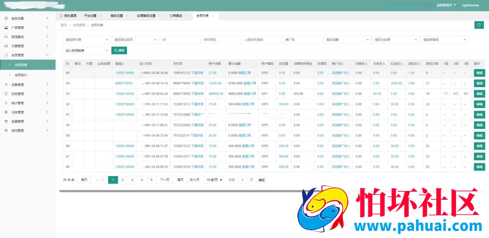 海外版理财系统源码 国际投资理财系统源码 项目投资理财程序源码