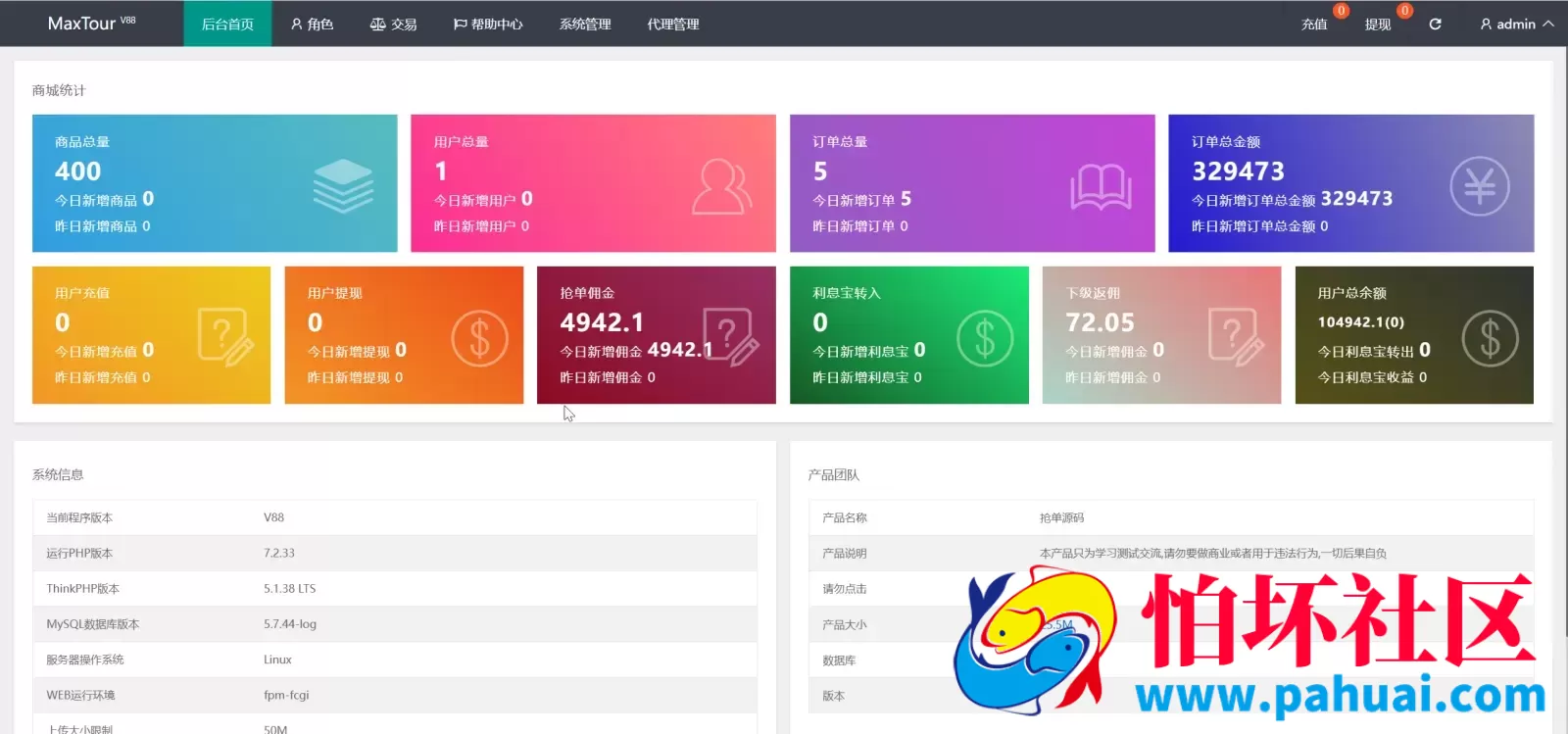 MaxTour海外旅行旅游刷单抢单源码 连单+暗扣+五级分佣程序 前端html+后端php