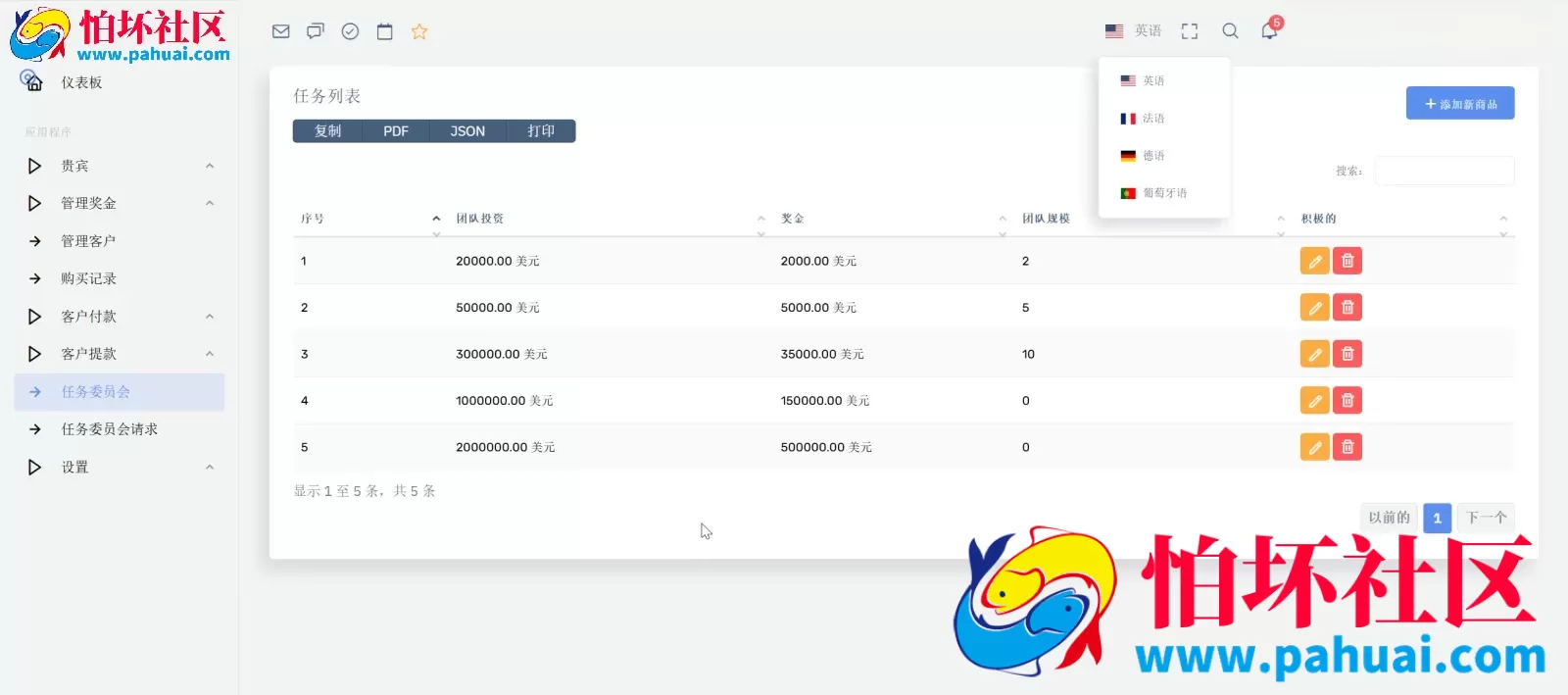 STELLANTIS海外汽车产品投资理财系统程序源码 前端html+后端PHP