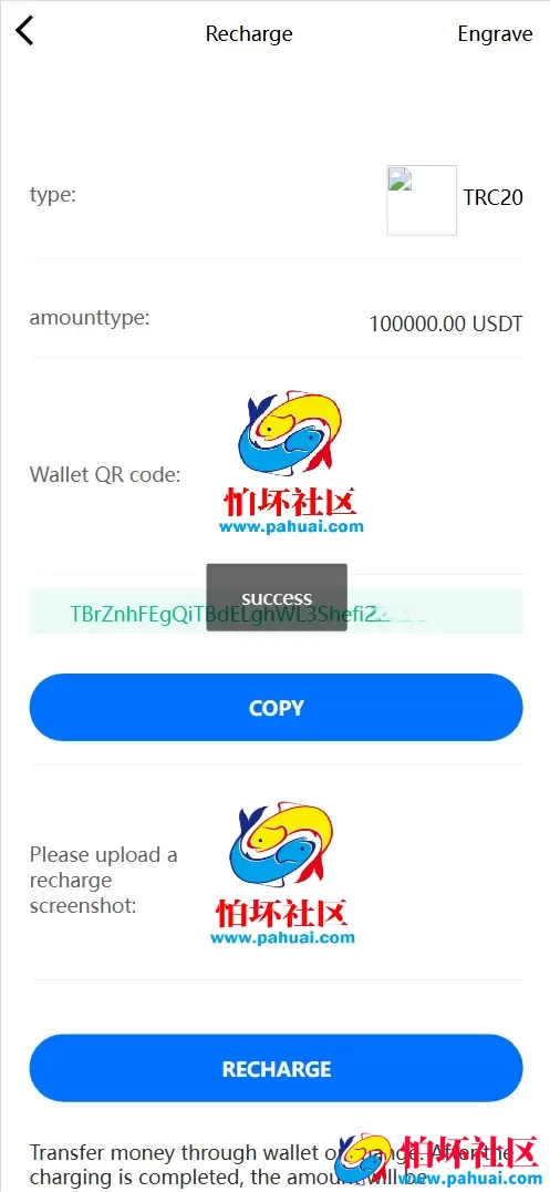 PHTether USDT多语言海外虚拟货币投资理财程序源码 前端html+后端PHP