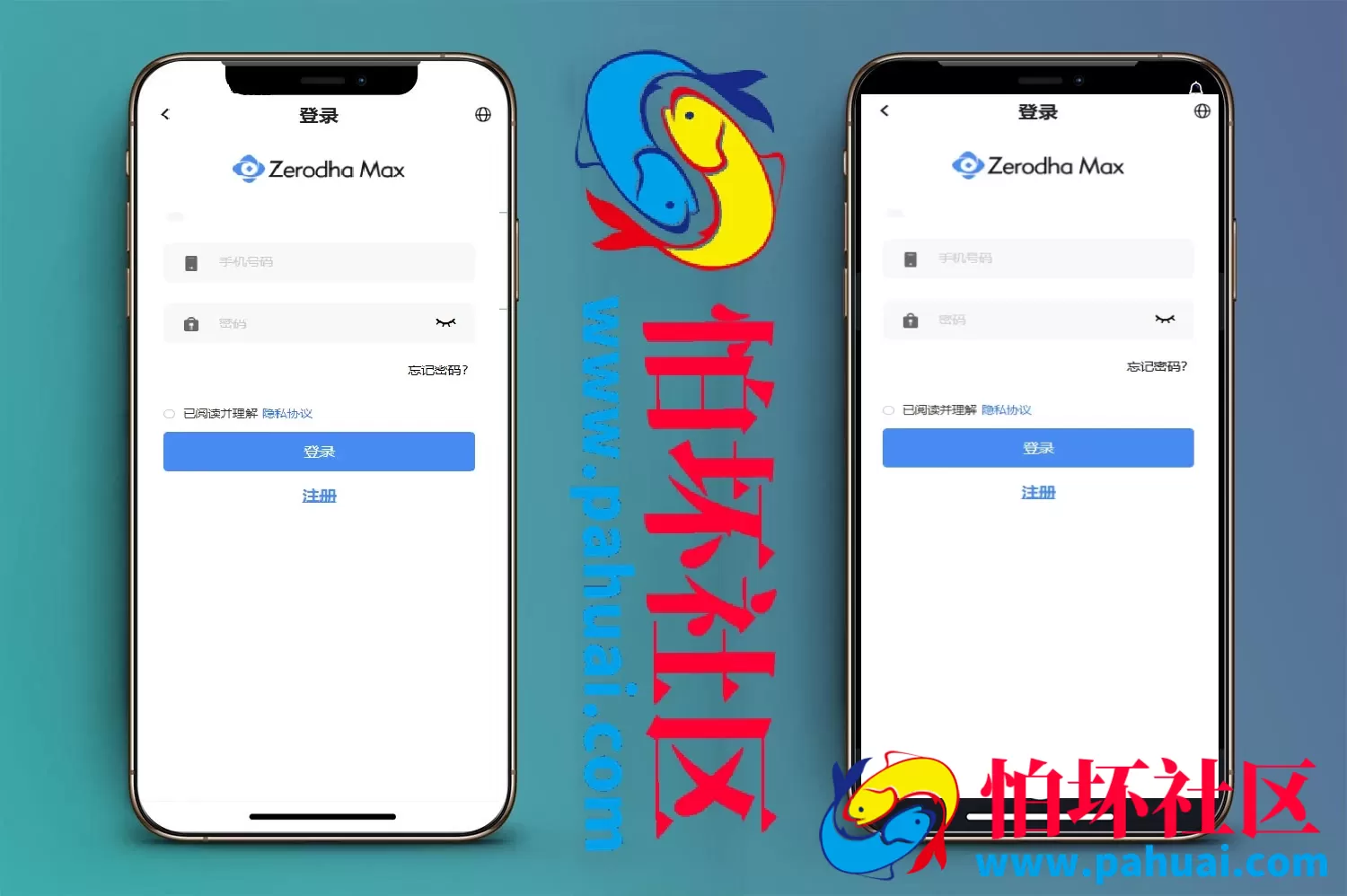 Zerodha max多语言java综合股票程序源码 前后端vue+服务端java