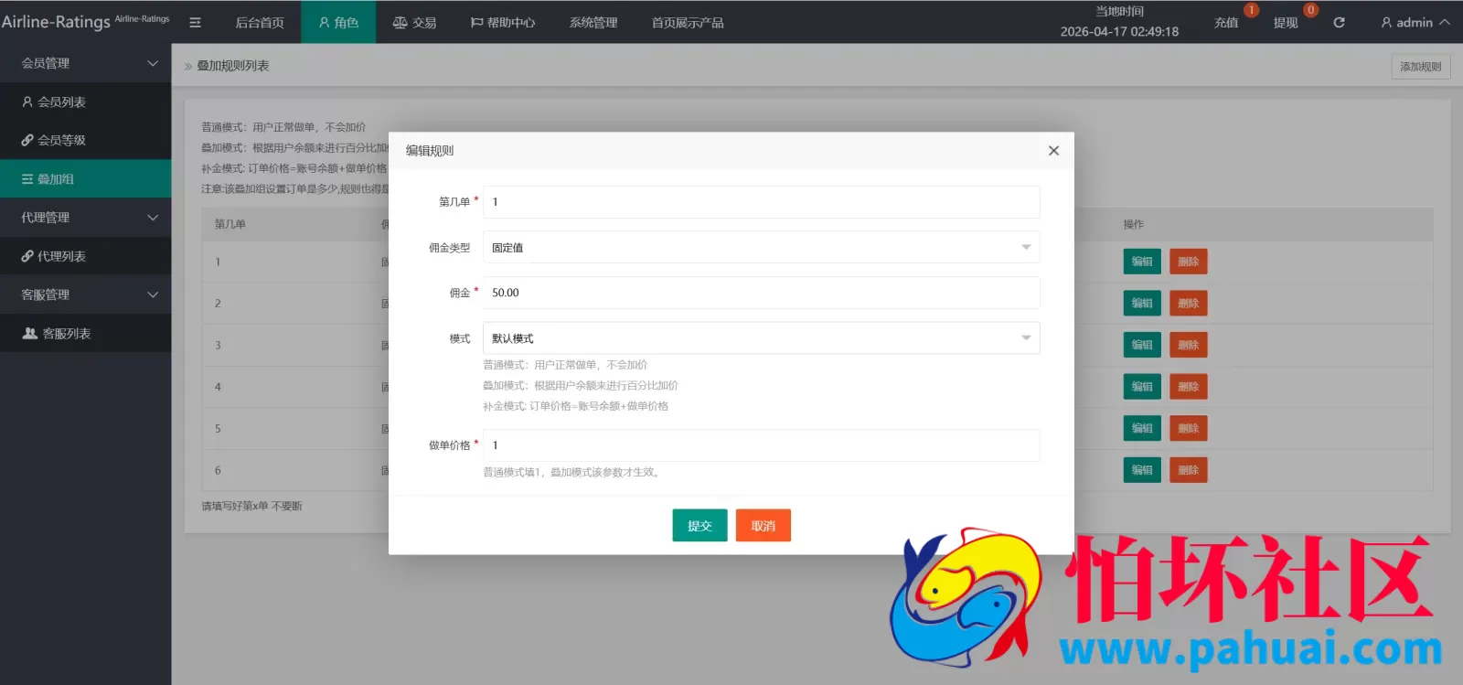 Airline-Ratings多语言航空旅游刷单抢单投资理财源码 打针卡单+叠加组规则+代理独立推广域名+三级分销程序 前端html+后端PHP