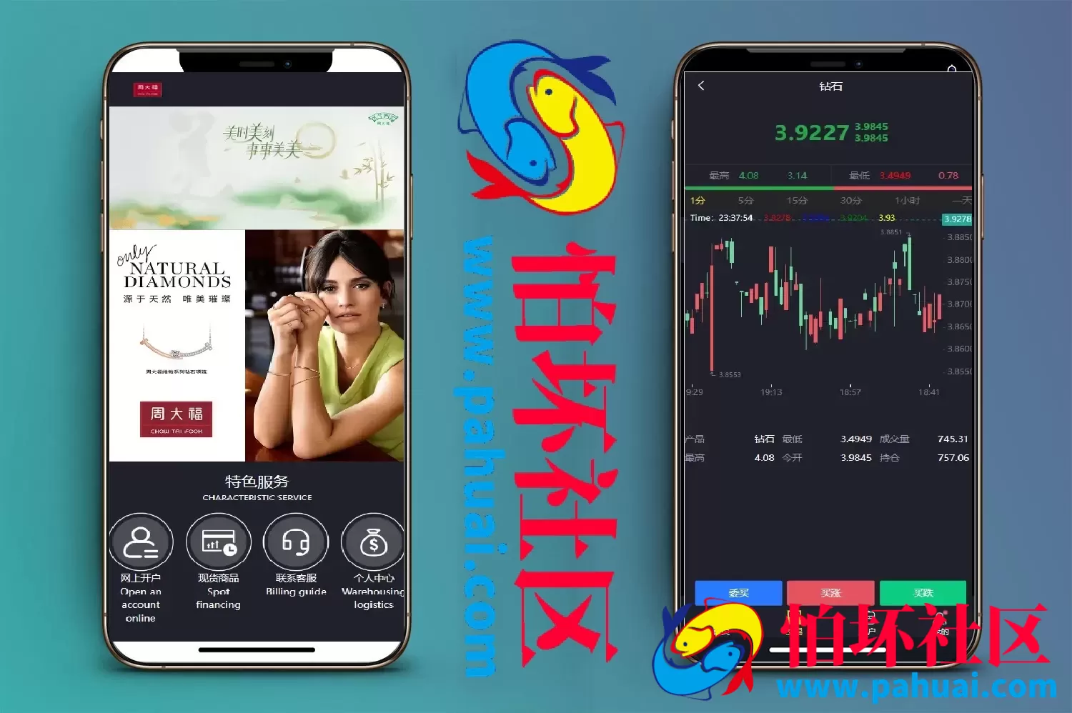 二开版uinapp版微交易系统源码 贵金属交易平台 定制版微盘程序