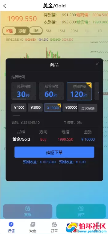 最新金属外汇微交易源码 多语言微盘系统程序 投资理财源码 完整交易控制