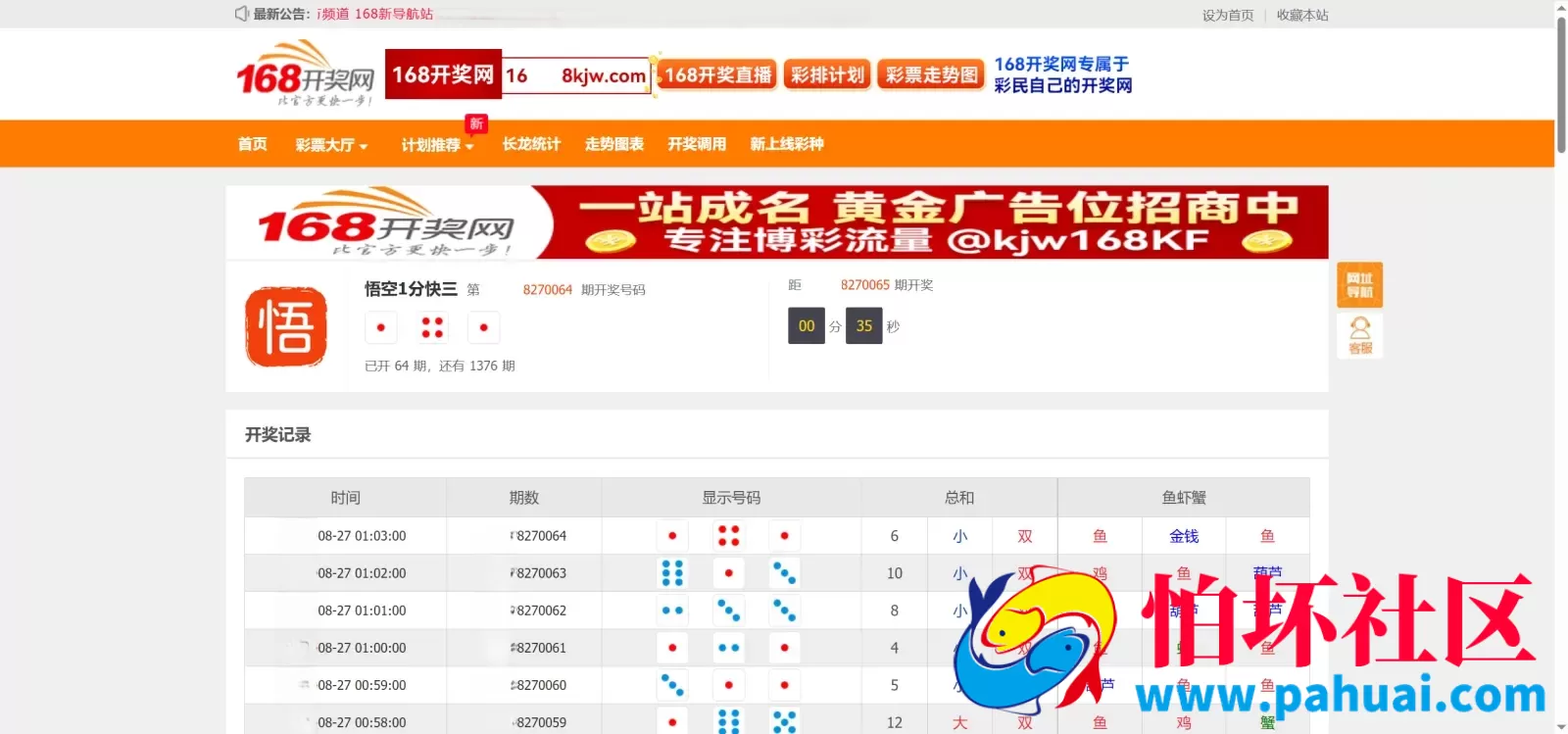 定制版168开奖网源码 广告位管理+优化采集方式+私彩+修改开奖号码+Api开奖接口+自动采集文章程序 前端html+后端php
