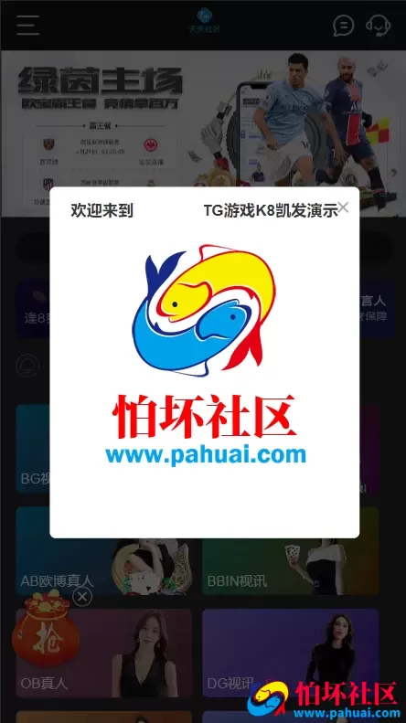 TG游戏API厂商程序 K8娱乐城游戏源码 附搭建教程