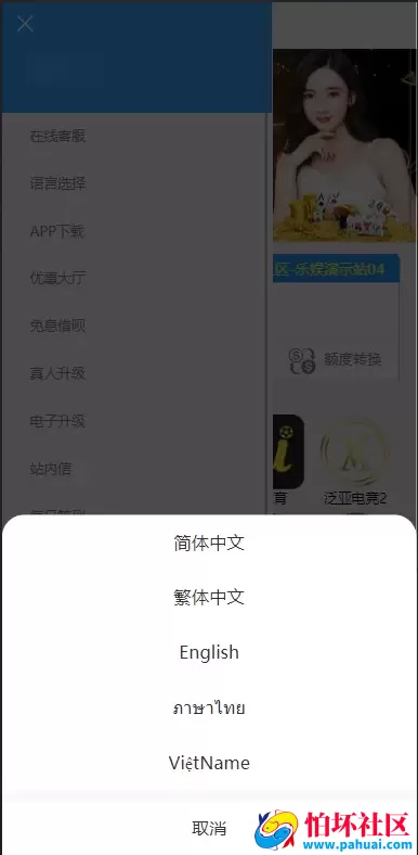 乐娱游戏API厂商程序 第4套娱乐城模板源码 澳门百老汇 多语言5种语言 附搭建教程