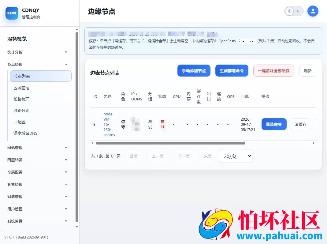 全新CDNQY系统源码 PHP版CDN系统程序源码