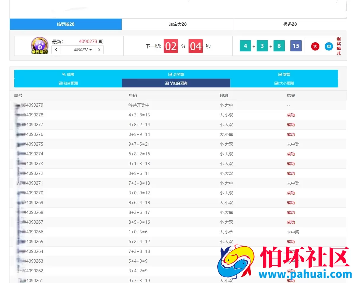 PC28开奖网源码 幸运28走势网 加拿大28计划开奖预测网站程序 带后端api