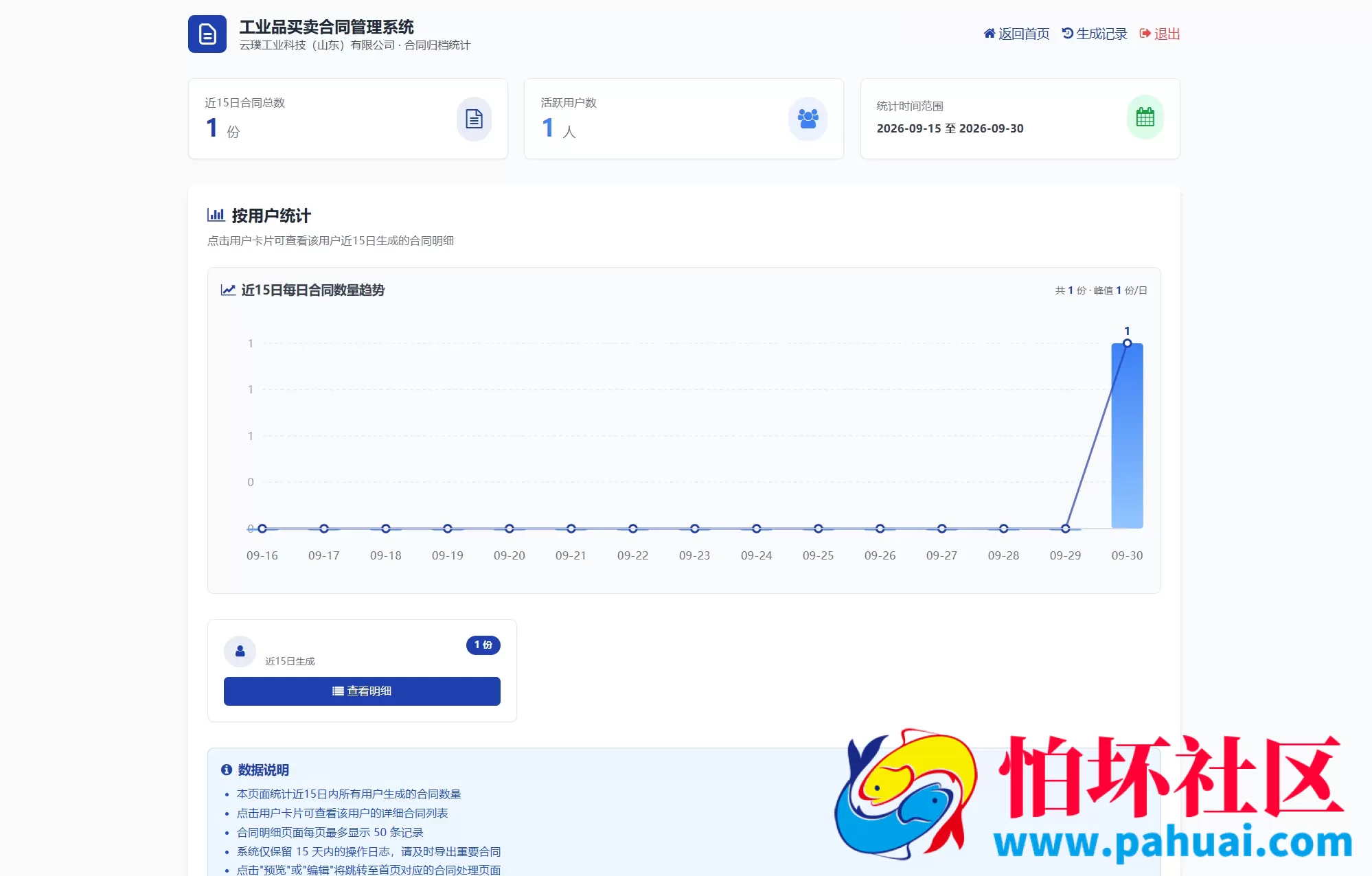 契约星工业品企业买卖合同生成管理系统程序源码