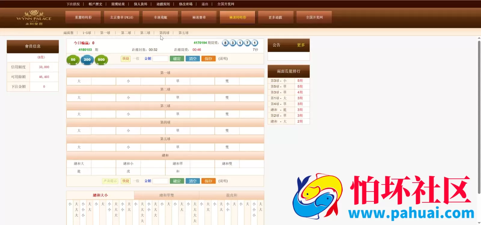 修复版永利皇宫OA现金信用盘源码程序 前端html+后端php